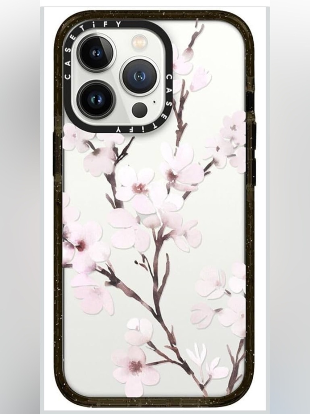 Casetify Floral Cherry Blossom Durable Clear Phone Case for iPhone 15 Pro Max